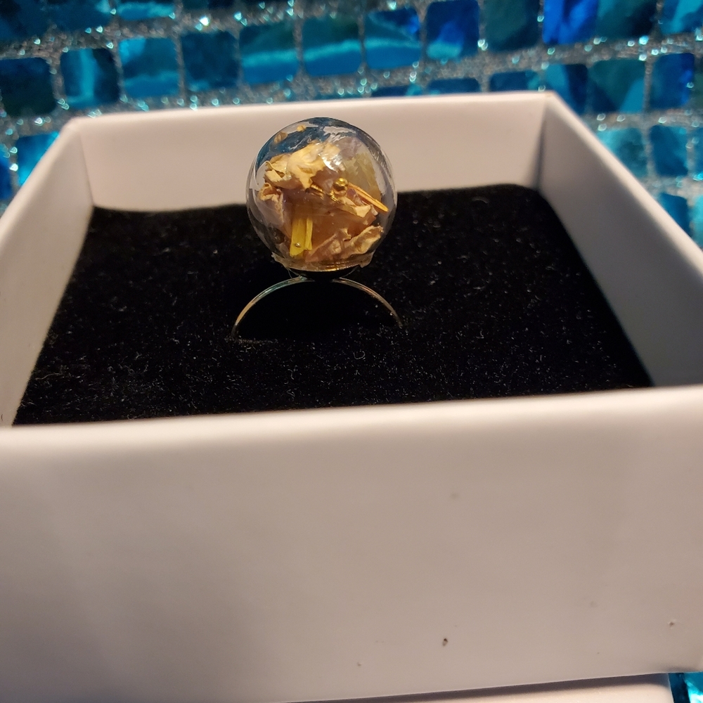 Dried Flower Ring - image 2